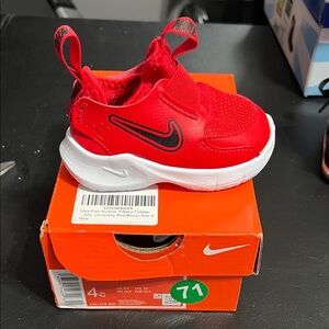 Nike Kids Red and Black Sneakers